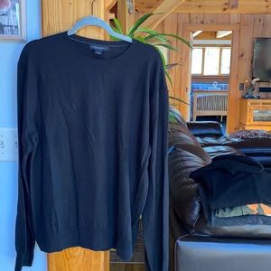 Black..Cashmere & Silk Sweater 🌺